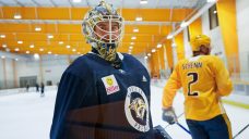 Sharks acquire top goalie prospect Yaroslav Askarov from Predators