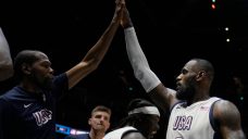 LeBron James helps USA beat Germany in pre-Olympic action