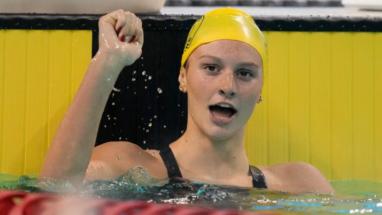 OLY-SWM-Trials 20240516
Summer McIntosh takes part in the women's 400-metre individual medley at the Canadian Olympic Swim Trials in Toronto on Thursday May 16, 2026. (Frank Gunn/THE CANADIAN PRESS)