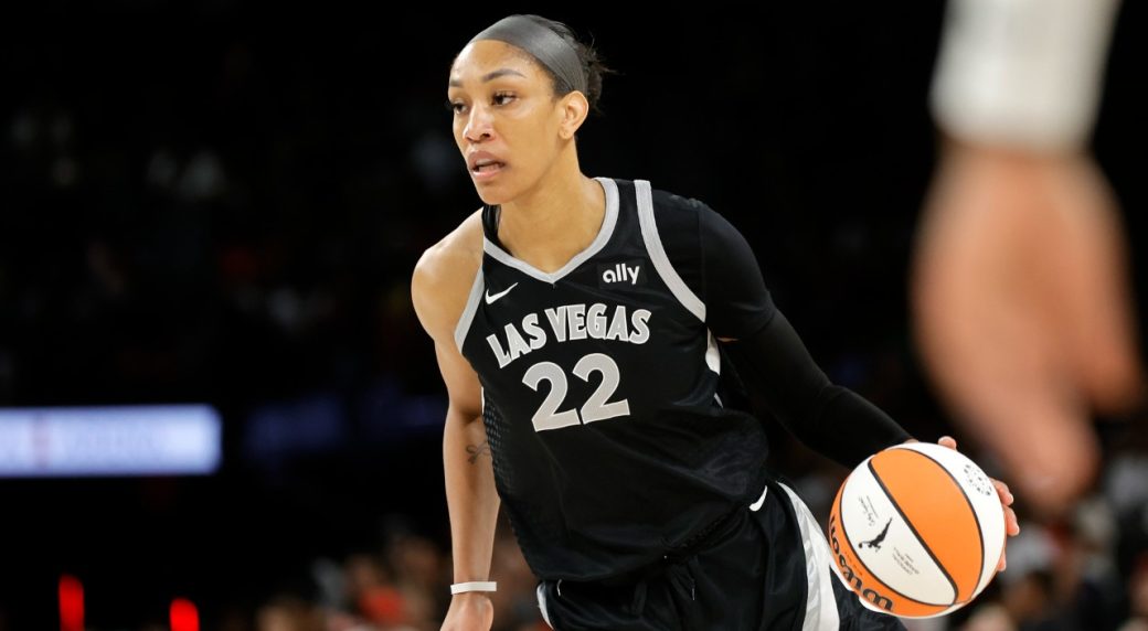 A'ja Wilson's first career 20-20 game helps Aces beat Storm