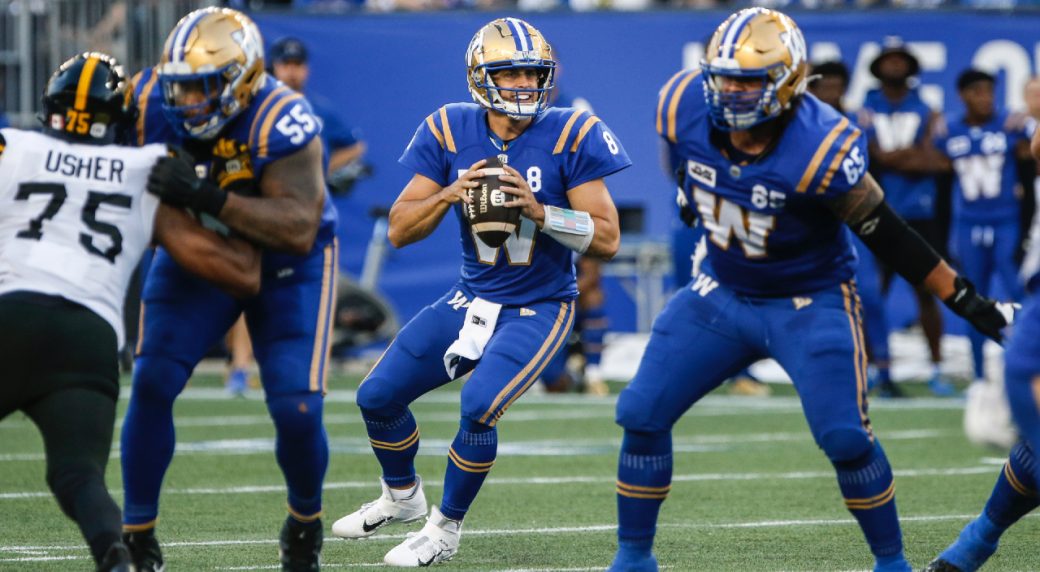 Blue Bombers’ late TD drive lifts them past pesky Tiger-Cats