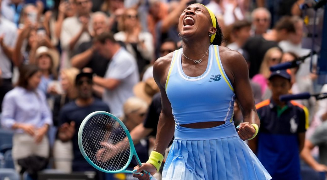 Coco Gauff keeps US Open title defense alive by coming back to beat