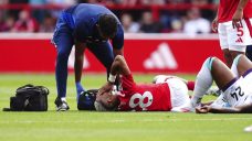 Nottingham Forest&#8217;s Danilo carried off with broken ankle in team&#8217;s opening game