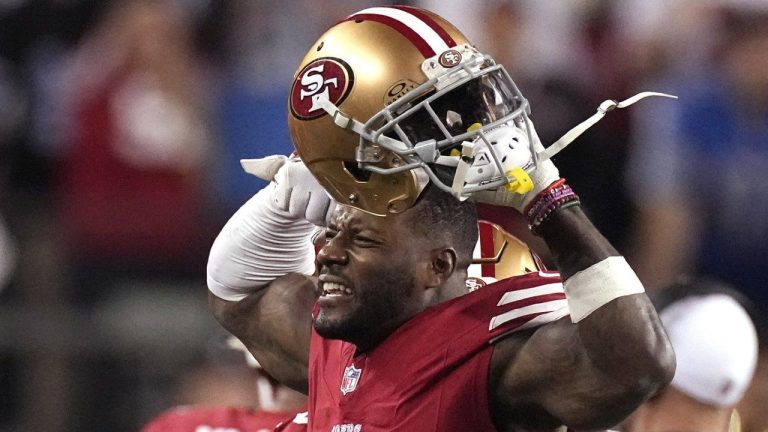 FILE - San Francisco 49ers safety Tashaun Gipson Sr. (31) celebrates during the second half of the NFC Championship NFL football game against the Detroit Lions. (Mark J. Terrill, file/AP)