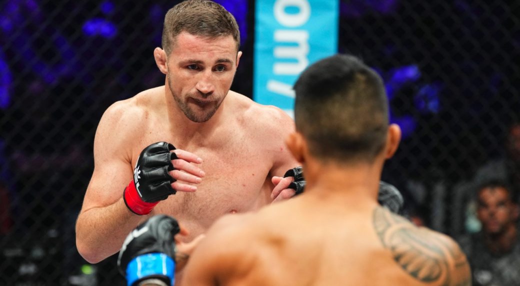 Featherweight-fighter-Brendan-Loughnane-competing-in-a-PFL-MMA-tournament-matchup