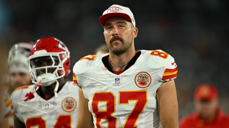 Kansas City Chiefs tight end Travis Kelce (87). (Phelan M. Ebenhack/AP)