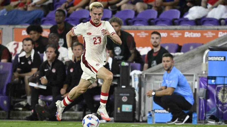 Canadian international winger Liam Millar has joined Hull City of England second-tier Championship from Swiss Super League side Basel. Millar (23) controls the ball against Chile during the second half of a Copa America Group A soccer match, Saturday, June 29, 2024, in Orlando, Fla. in this file photo. THE CANADIAN PRESS/AP-Phelan M. Ebenhack)