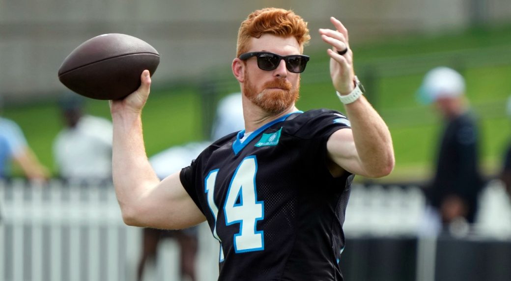 Panthers dealing with injuries to top two draft picks, backup QB Andy Dalton