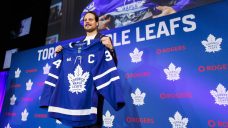 Maple Leafs&#8217; Auston Matthews hits ice wearing &#8216;C&#8217; for first time