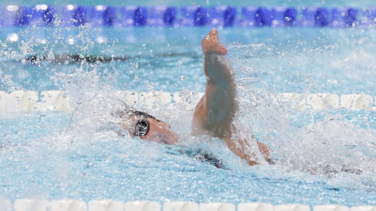 Canadian swimmer Aurelie Rivard. (Michael P. Hall/CANADIAN PARALYMPIC COMMITTEE/CANADIAN PRESS HANDOUT)