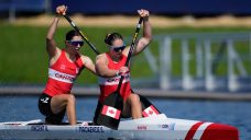 Canadian duo sets new Olympic record to advance in 500-m canoe sprint