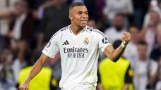 Mbappe scores his first Champions League goal with Real Madrid