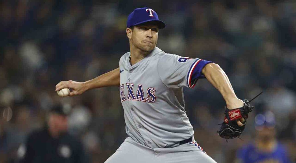 Rangers’ deGrom pitches 3.2 scoreless innings in return from elbow surgery