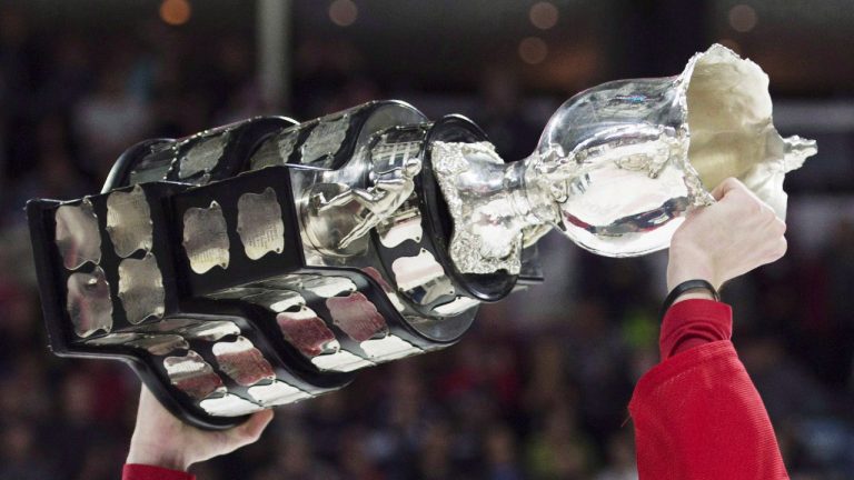 The Memorial Cup in Windsor, Ont., on Sunday, May 28, 2017. (Adrian Wyld/CP)