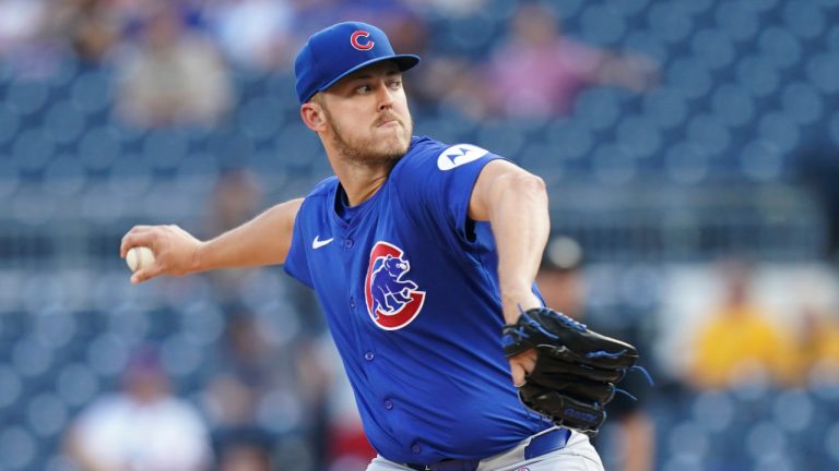 Chicago Cubs starting pitcher Jameson Taillon. (AP/Matt Freed) 