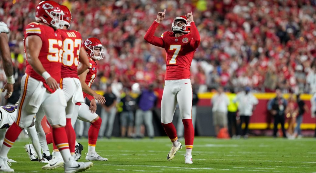 Butker’s 51-yard field goal, late penalty lift Chiefs over Bengals