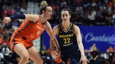 Thomas&#8217; triple-double leads Connecticut over Indiana in Caitlin Clark playoff debut