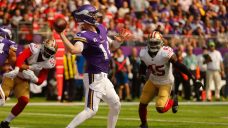 Sam Darnold drives the undefeated Vikings in upset win over the 49ers