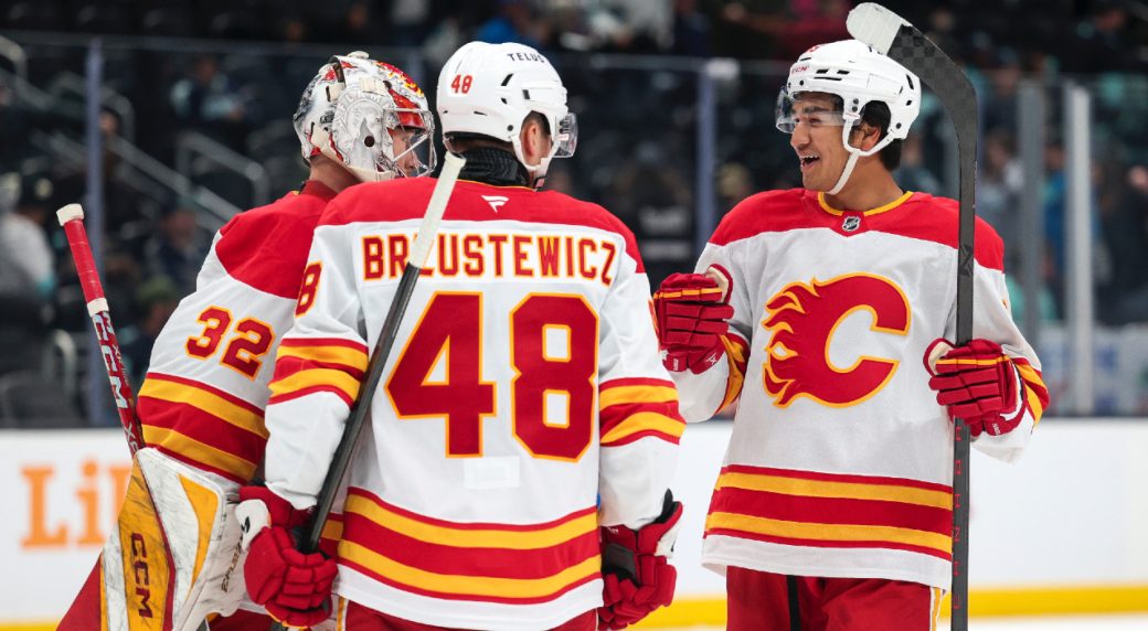 Flames Takeaways: Brzustewicz and blue line steal the show