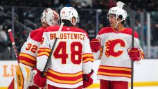 Flames Takeaways: Brzustewicz and blue line steal the show