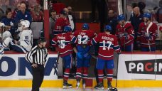 Canadiens&#8217; Laine exits after knee-on-knee collision vs. Maple Leafs