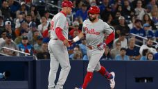 Schwarber hits three homers for second time this season, Phillies rally past Blue Jays