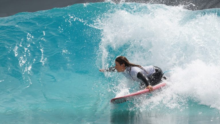 Surfing is California's official state sport and Canadian para surfer Victoria Feige, shown in a handout photo, wants Los Angeles to live up to that pledge in 2028.
The five-time women's world champion from Vancouver is at the forefront of a lobby to get L.A. to introduce para surfing to the Paralympic Games. THE CANADIAN PRESS/HO-Gary Holland