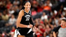 A’ja Wilson becomes WNBA’s single-season scoring leader, Aces beat Fever