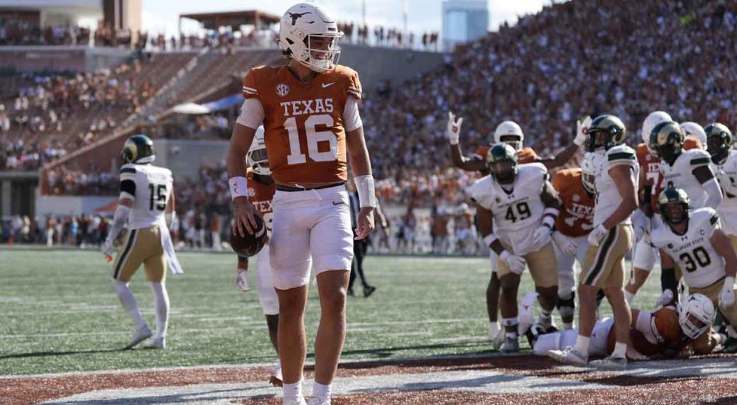 Arch Manning to get first start for No. 1 Texas with Ewers sidelined