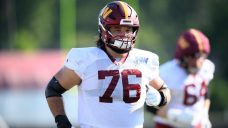 Commanders sign starting right guard Sam Cosmi to four-year contract extension