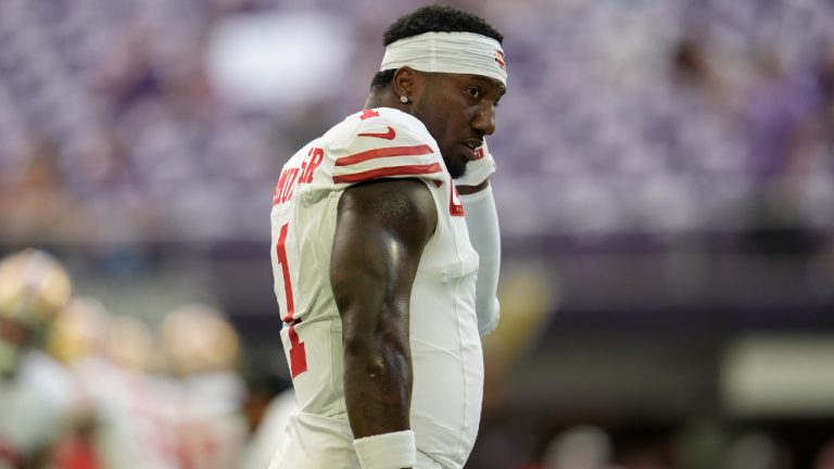 San Francisco 49ers wide receiver Deebo Samuel. (Abbie Parr/AP)