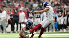 Giants&#8217; Graham Gano injures hamstring on opening kickoff against Commanders