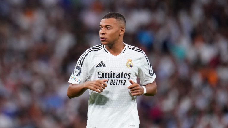 Real Madrid's Kylian Mbappe. (Manu Fernandez/AP)