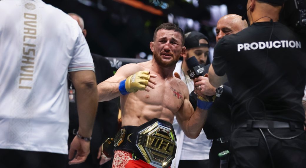 Merab Dvalishvili defeats Sean O’Malley for bantamweight title at UFC 306