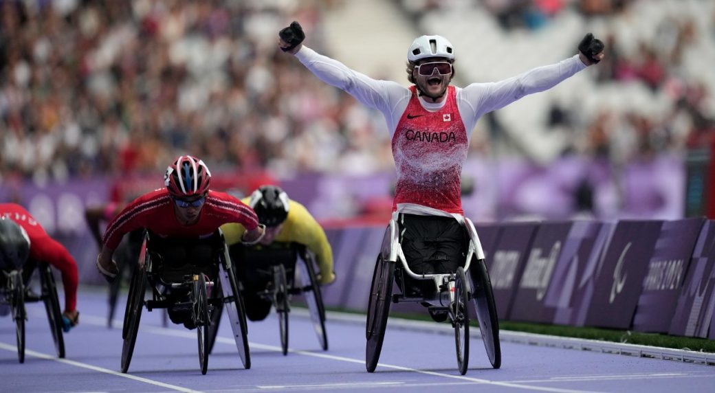 Canadian wheelchair racer Austin Smeenk wins Paralympic gold medal