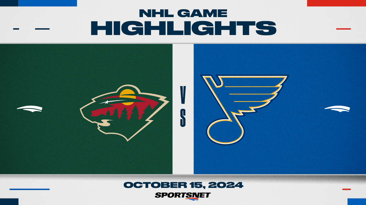 NHL Highlights: Wild 4, Blues 1