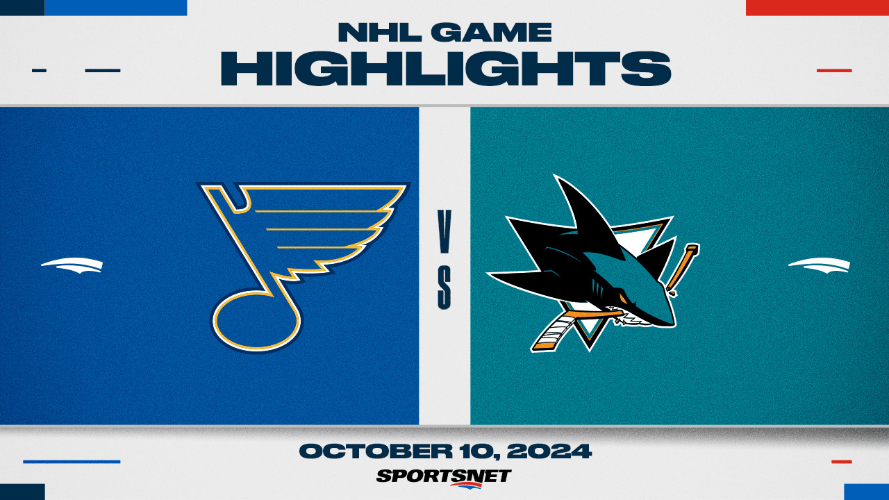 NHL Highlights: Blues 5, Sharks 4 (OT)