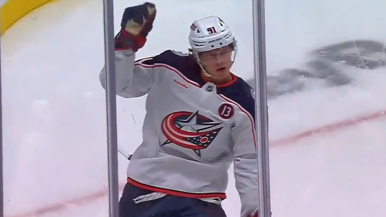 Blue Jackets’ Johnson snaps shot past Georgiev from tough angle