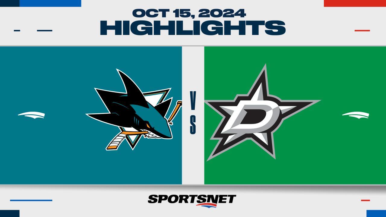 NHL Highlights: Stars 3, Sharks 2 (SO)