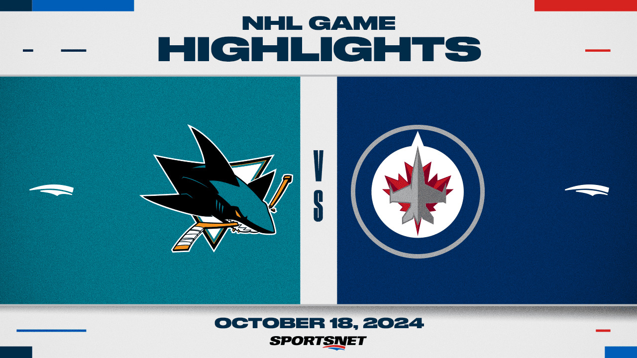 NHL Highlights: Jets 8, Sharks 3