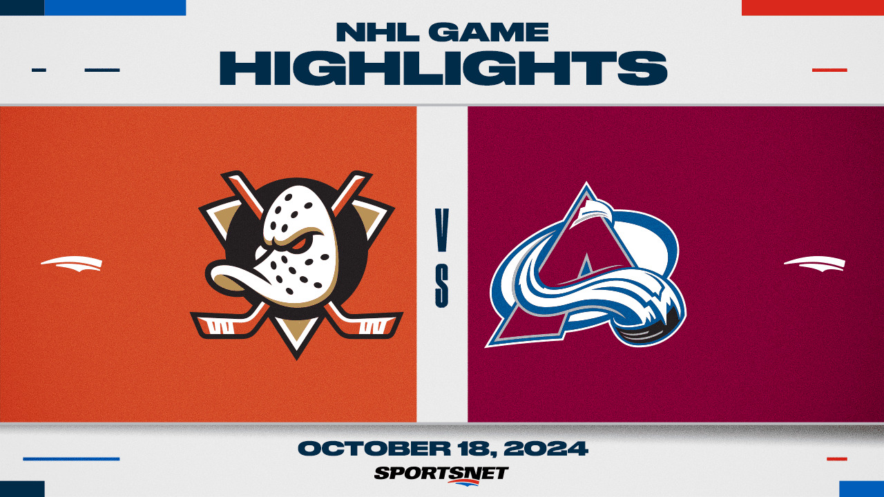 NHL Highlights: Avalanche 4, Ducks 3 (OT)