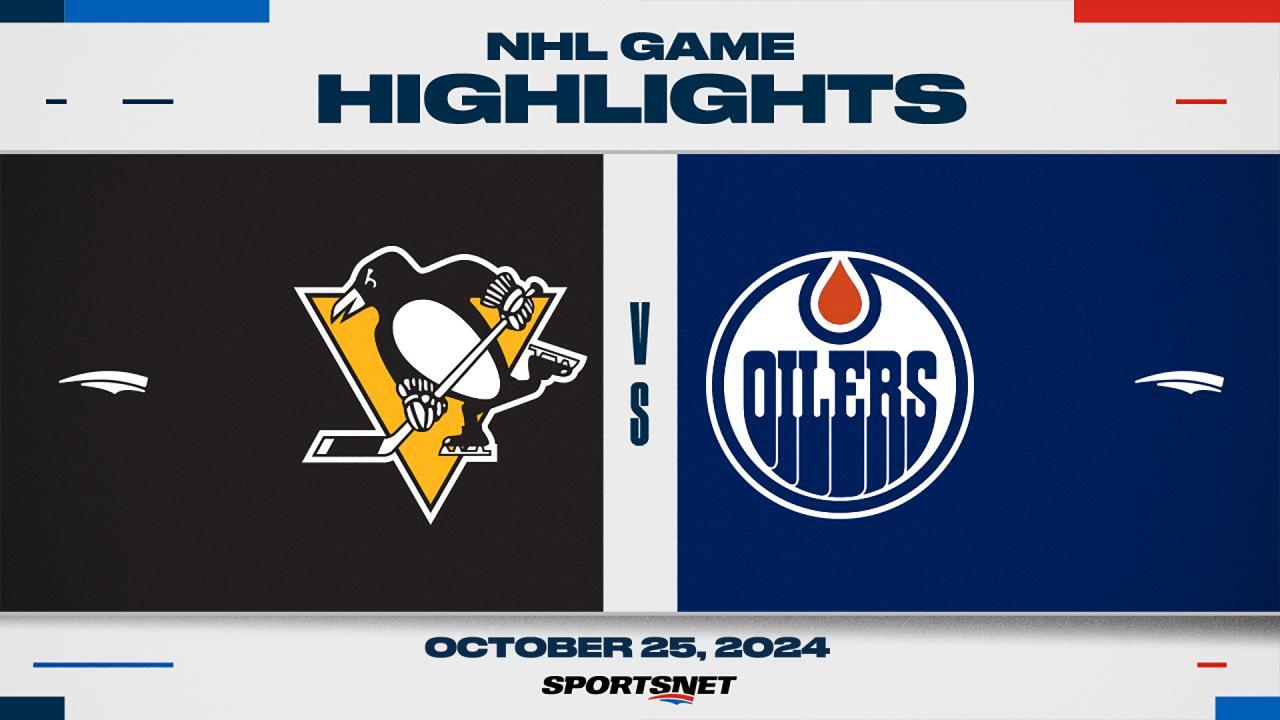 NHL Highlights: Oilers 4, Penguins 0