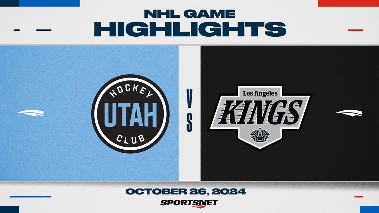 NHL Highlights: Kings 3, Utah HC 2