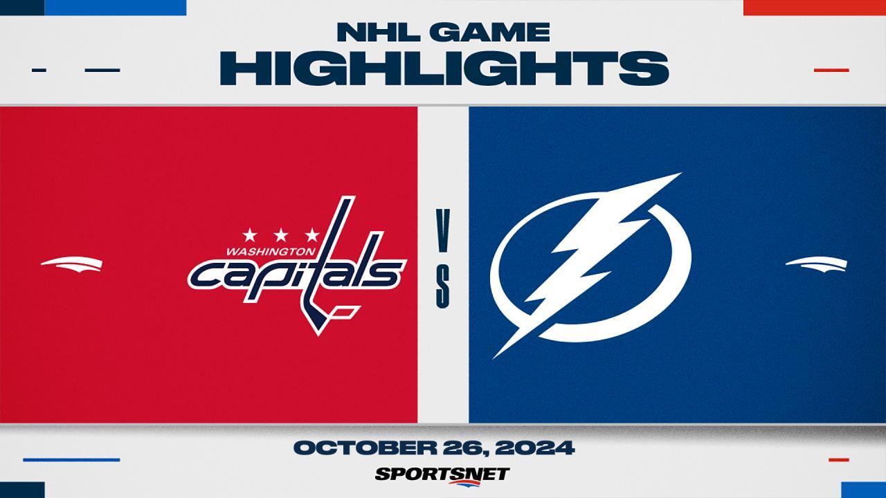 NHL Highlights: Lightning 3, Capitals 0