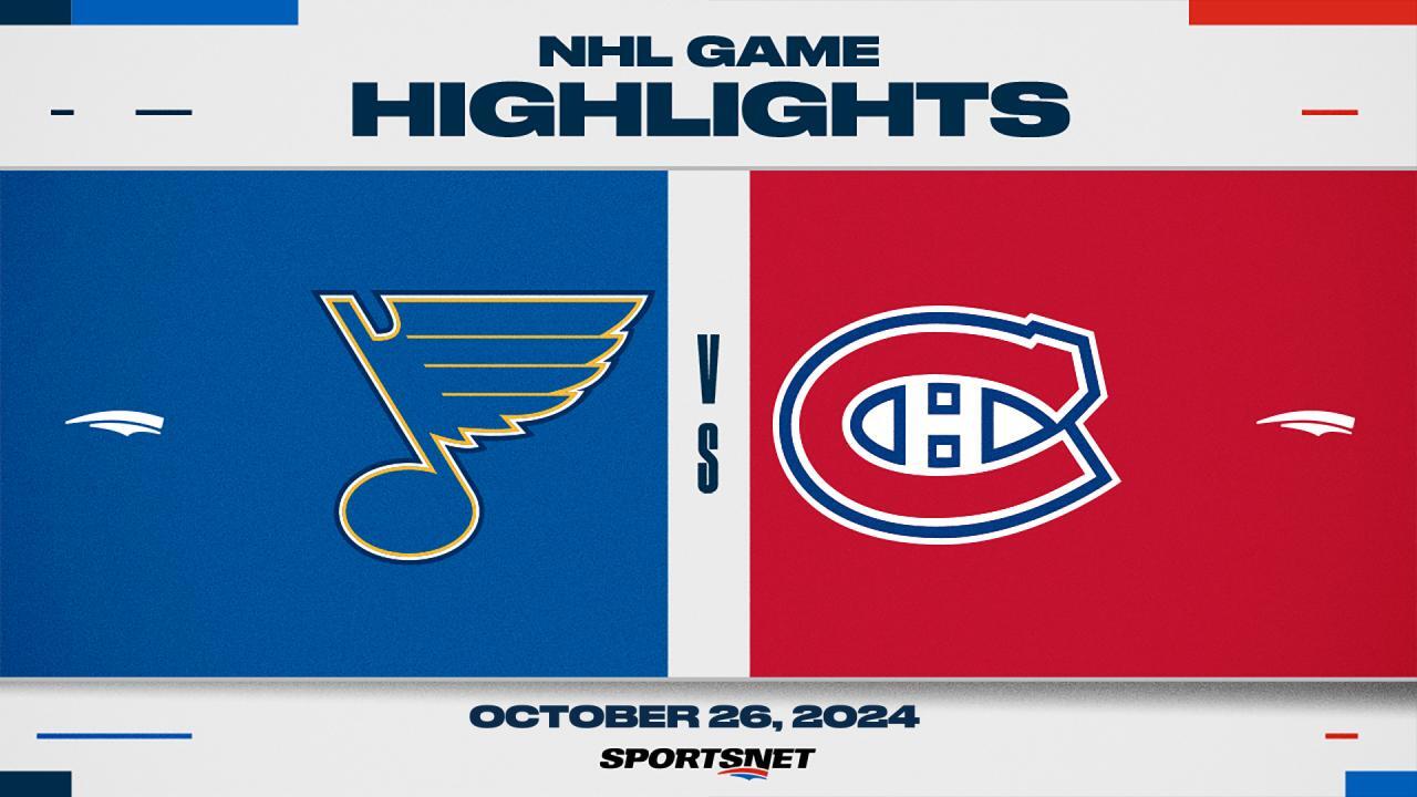 NHL Highlights: Canadiens 5, Blues 2