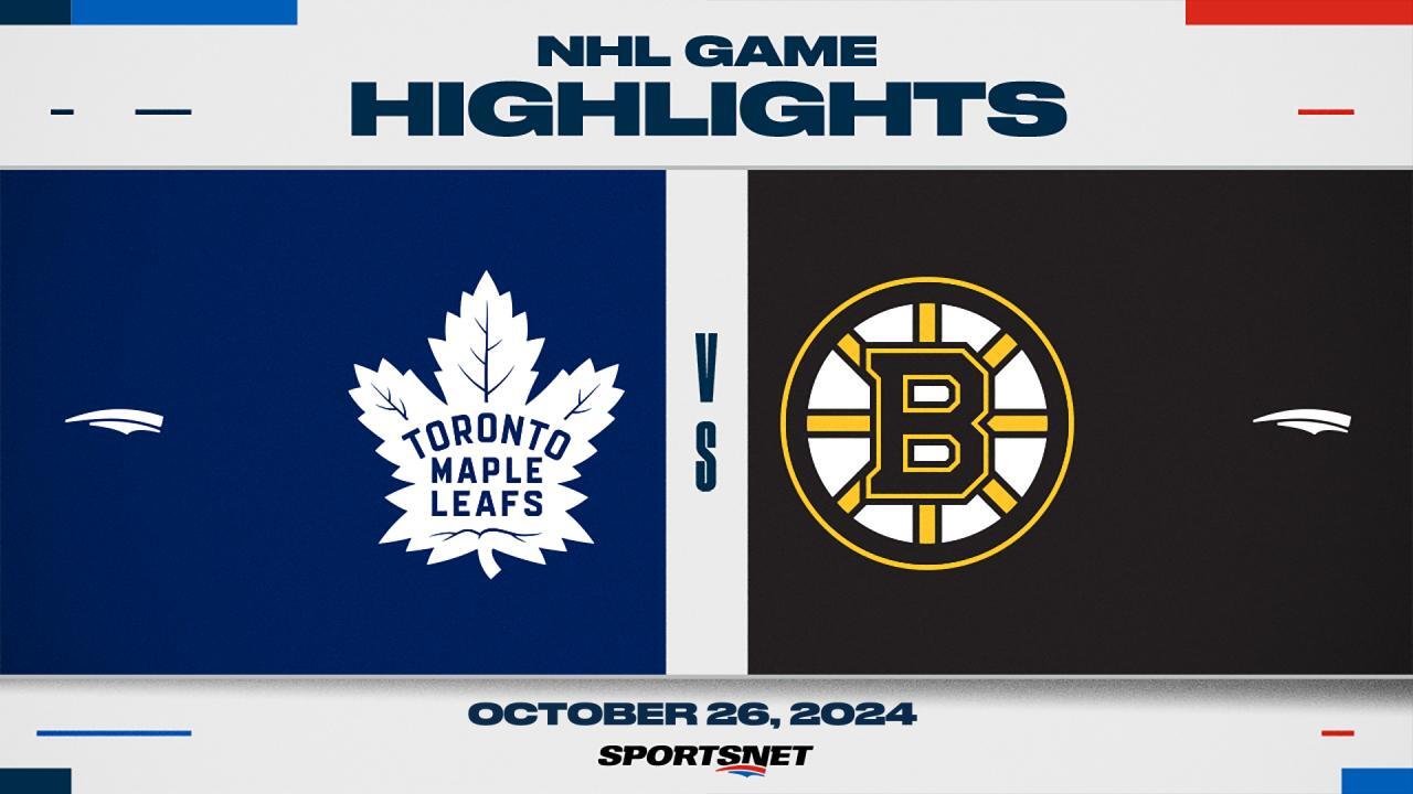 NHL Highlights: Bruins 4, Maple Leafs 3 (OT)