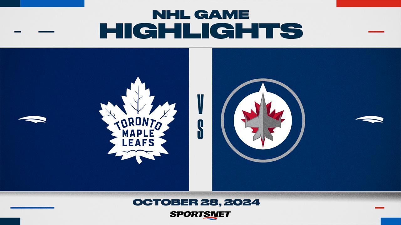 NHL Highlights: Maple Leafs 6, Jets 4