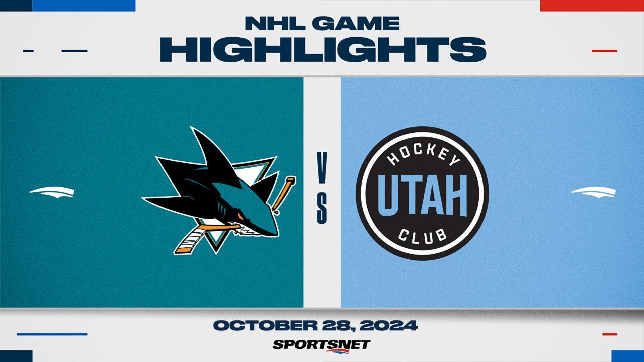 NHL Highlights: Sharks 5, Utah 4 (OT)