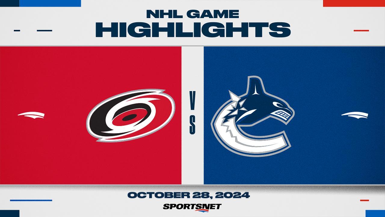 NHL Highlights: Hurricanes 4, Canucks 3 (OT)