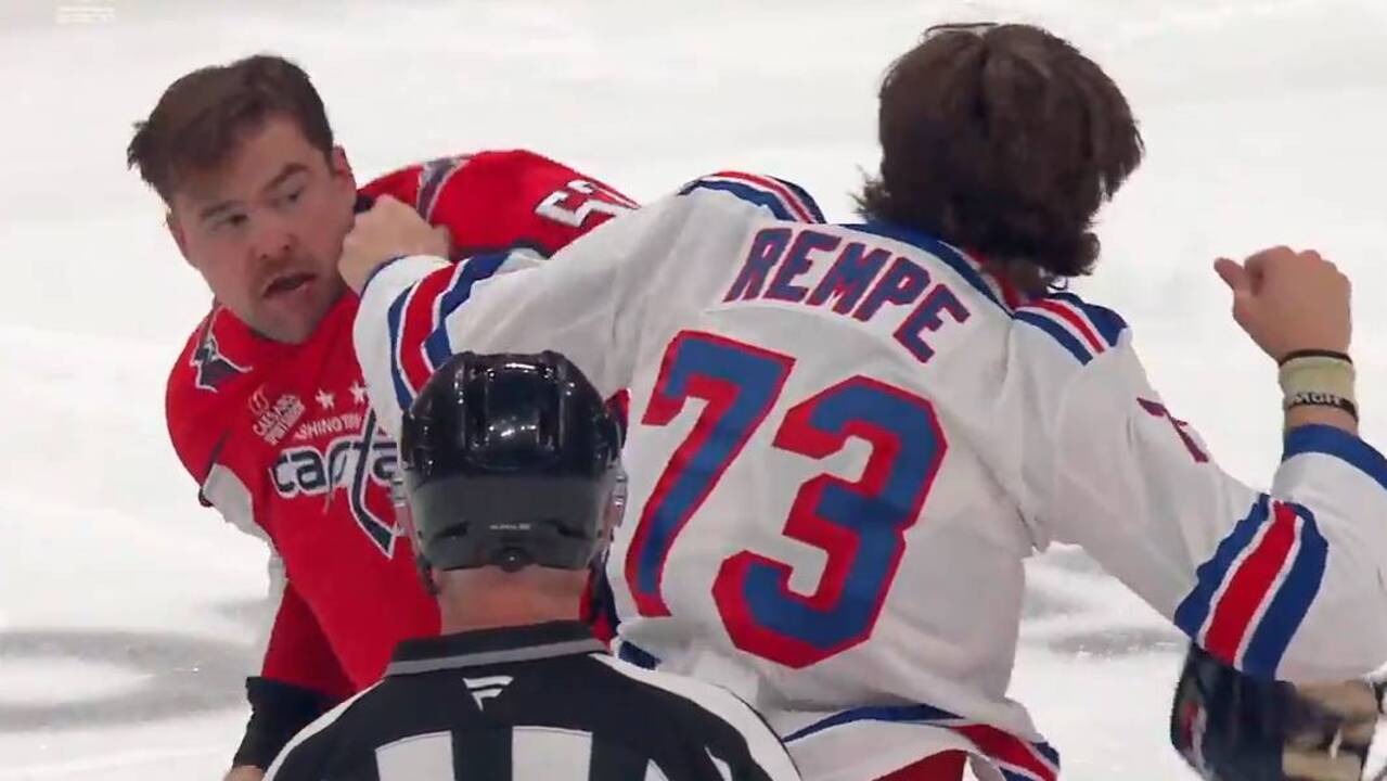 Rempe and McIlrath drop the gloves for centre ice showdown